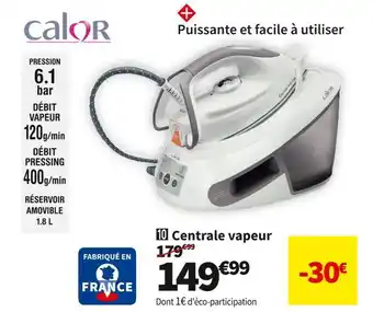 Conforama Calor centrale vapeur sv8011c0 offre