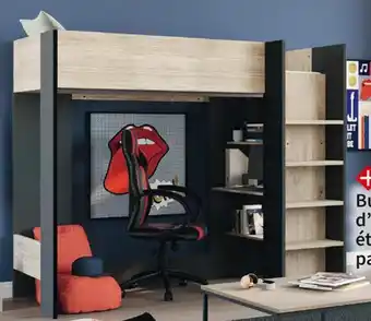 Conforama Lit mezzanine 90x200cm offre