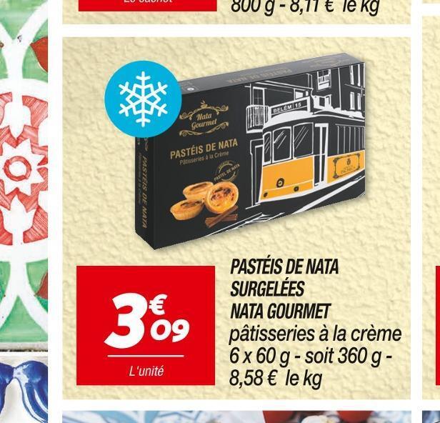 Promo Nata gourmet pastéis de nata surgelées chez Netto