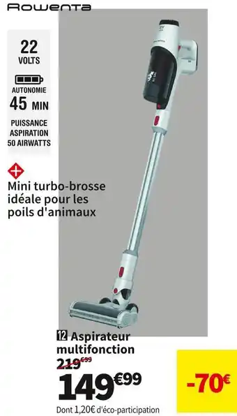 Conforama Rowenta aspirateur multifonction rh6973wo offre