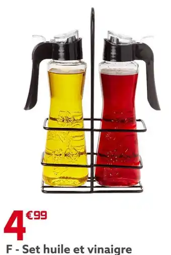 Gifi Set huile et vinaigre offre