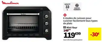 Conforama Moulinex mini-four ox464810 offre