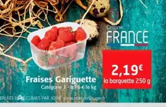 Colruyt Fraises Gariguette offre