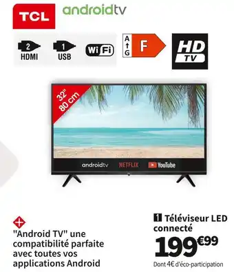 Conforama Tcl téléviseur led connecté 32s5203 offre