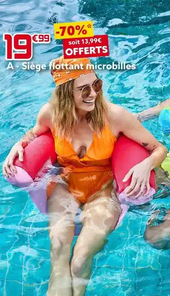 Gifi Siège flottant microbilles offre