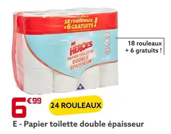 Gifi Papier toilette double épaisseur offre