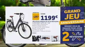Norauto Vélo electrique de ville wayscral offre