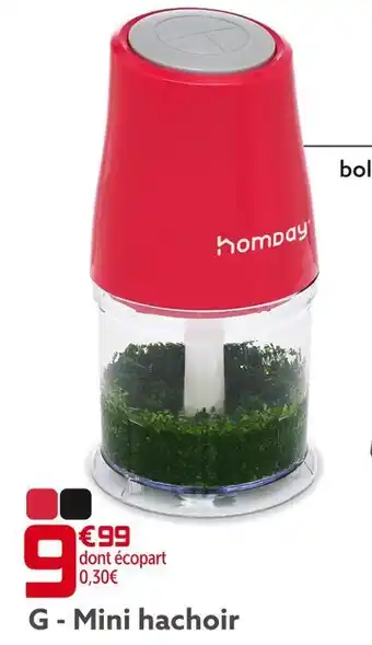 Gifi Homday mini hachoir offre