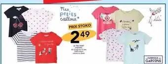 Stokomani Le t-shirt enfant offre