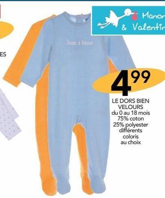 Stokomani Le dors bien velours offre