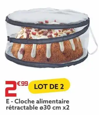 Gifi Cloche alimentaire rétractable offre