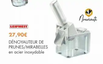 DÉNOYAUTEUR DE PRUNES/MIRABELLES en acier inoxydable