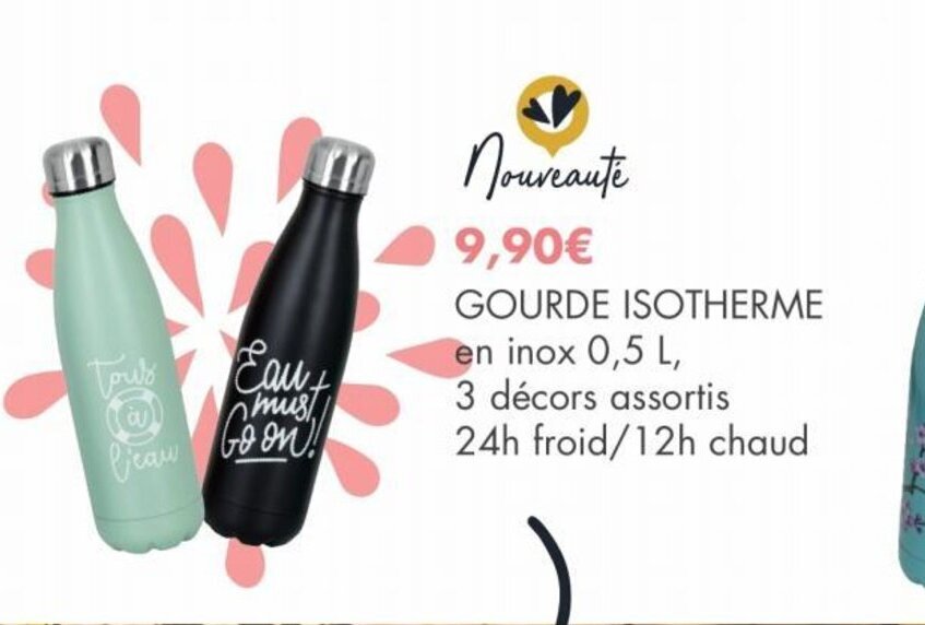 Promo GOURDE ISOTHERME chez E.Leclerc Jardi