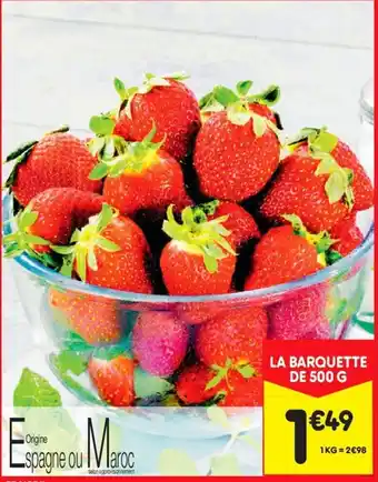 Leader Price Fraise offre