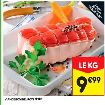 Leader Price Viande Bovine : Rôti offre