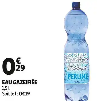 Auchan Eau gazeifiée offre