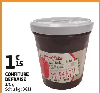 Auchan Confiture de fraise offre