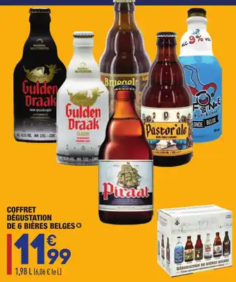 Coffret Dégustation de 6 Bières Belges