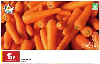 ALDI Carottes Bio offre
