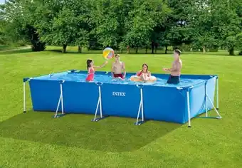 Bricomarché Piscine tubulaire metal frame junior - rectangulaire - 450x220x40cm offre