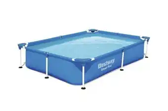 Bricomarché Piscine tubulaire - rectangulaire - l221xh43xp150cm offre