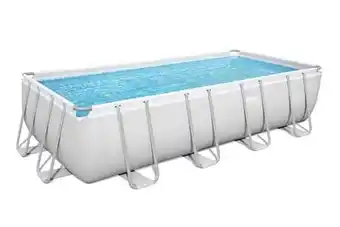 Bricomarché Piscine tubulaire power steel - rectangulaire - l488xh122xp244cm offre