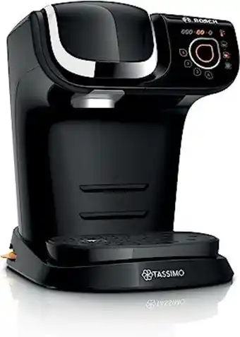 Amazon Bosch tas6502 tassimo my way machine à café, plus de 40 boissons chaudes, onetouch, cafetière à dosette, des boissons pers... offre