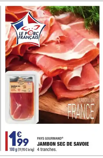ALDI Jambon sec de Savoie offre