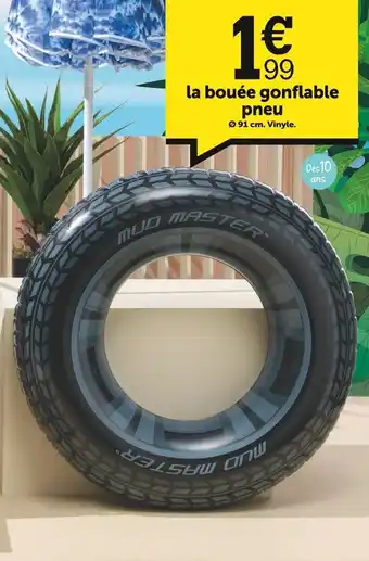 Centrakor la bouée gonflable pneu offre