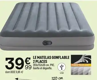 Centrakor LE MATELAS GONFLABLE 2 PLACES offre