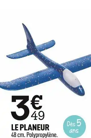 Centrakor LE PLANEUR 48 cm. Polypropylène. offre