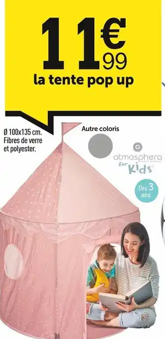 Centrakor la tente pop up offre