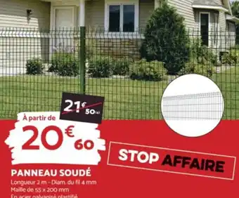 Bricomarché PANNEAU SOUDÉ offre
