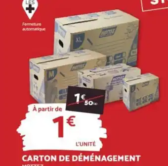 CARTON DE DÉMÉNAGEMENT