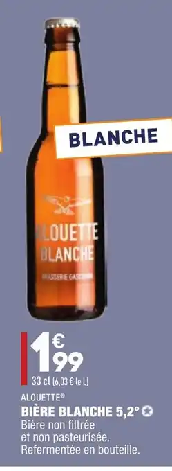 ALDI Bière Blanche 5,2 offre
