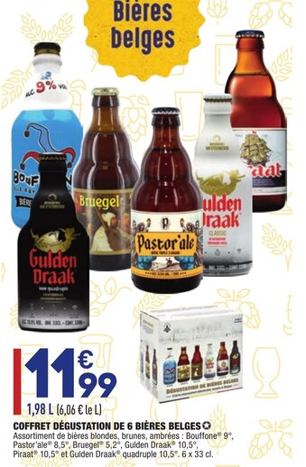 ALDI Coffret Dégustation de 6 Bières Belges offre