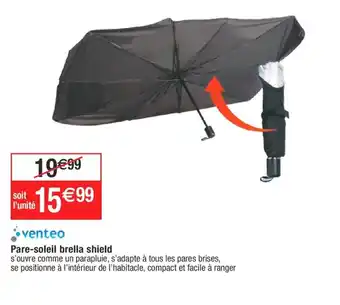 Cora x Carrefour Pare-soleil brella shield offre