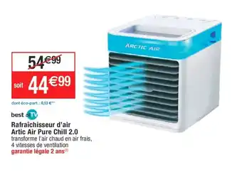 Cora x Carrefour Rafraîchisseur d'air Artic Air Pure Chill 2.0 offre