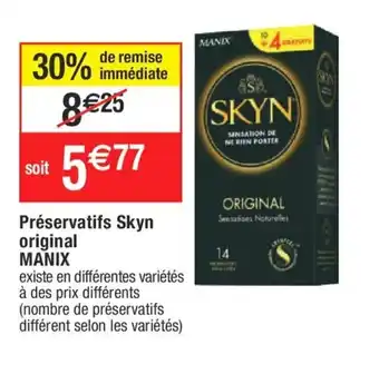 Préservatifs Skyn original