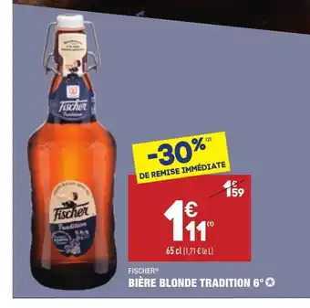 ALDI Bière Blonde Tradition 6° offre