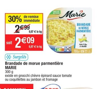 Cora x Carrefour Brandade de morue parmentière offre