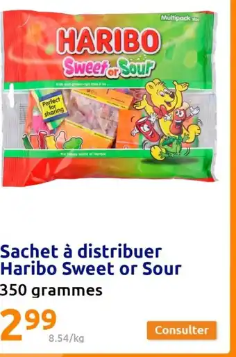 Action Sachet à distribuer Haribo Sweet or Sour 350 grammes offre