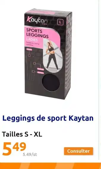 Leggings de sport Kaytan Sachet à distribuer