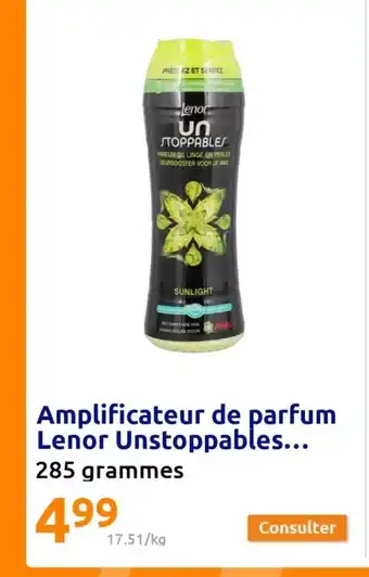 Action Amplificateur de parfum Lenor Unstoppables... 285 grammes offre