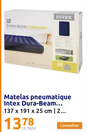 Action Matelas pneumatique Intex Dura-Beam... 137 x 191 x 25 cm | 2... offre