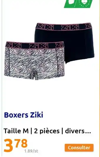 Action Boxers Ziki offre