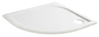 Castorama Receveur de douche d'angle à poser résine blanc goodhome limski 80 x 80 cm offre