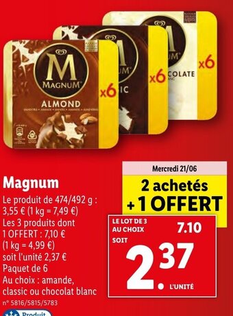Lidl Magnum offre