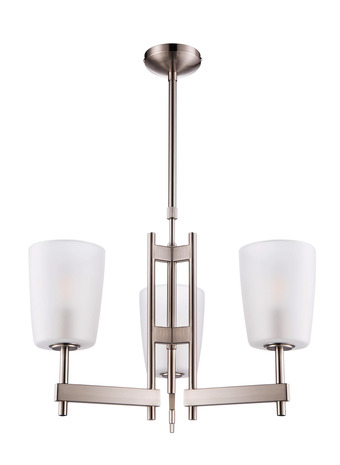 Castorama Suspension quadryx 3 ampoules e14 ip20 chrome brossé offre