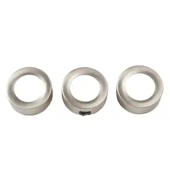 Castorama 3 spots led raccordables colours rangement esmo chrome 3 x 2,7w ø2,4 cm ip20 offre